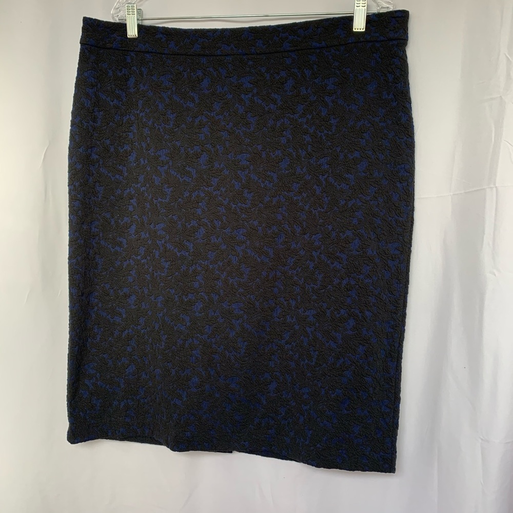 Michael Kors Lace Overlay Skirt Black Blue